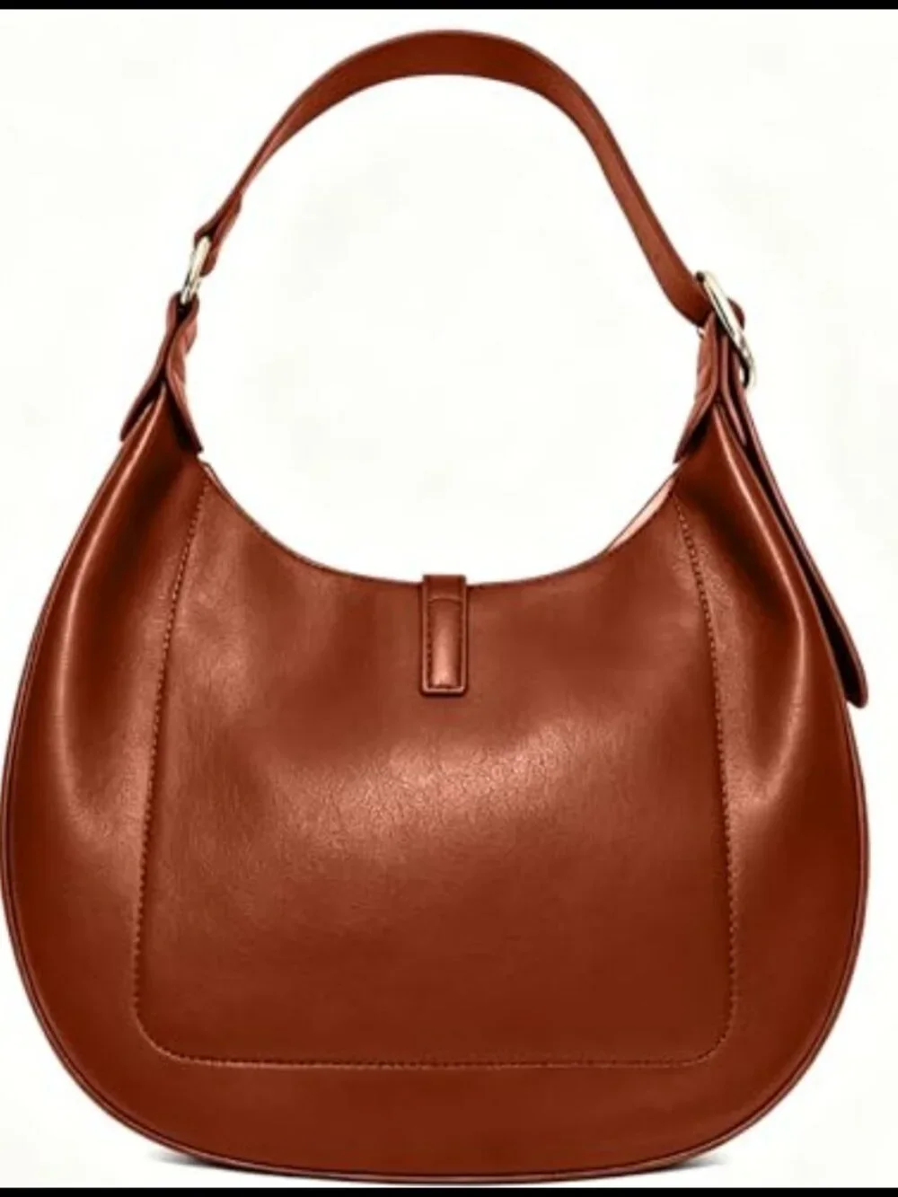 Chinllo Hobo Shoulder Bag Adjustable Strap Snap Closure Purse